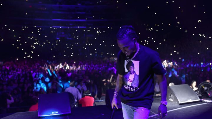 Ozuna performs during Calibash Los Angeles 2018. (Photo by Christopher Polk/Getty Images)