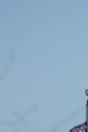 Flags fly outside a FedEx facility following an explosion on March 20, 2018 in Schertz, Texas. Photo by Scott Olson/Getty Images