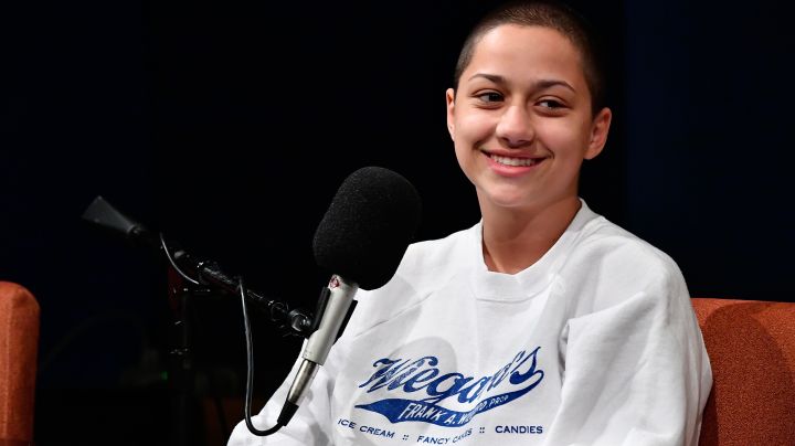 Dan Rather hosts a SiriusXM Roundtable Special Event with Parkland, Florida, Marjory Stoneman Douglas High School Students and activists. Photo by Larry French/Getty Images for SiriusXM