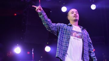 J.Balvin performs onstage during Calibash Los Angeles 2018 at Staples Center on January 20, 2018 in Los Angeles, California.  Photo by Kevin Winter/Getty Images