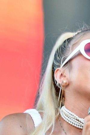 Kali Uchis performs on Camp Stage during day two of Tyler, the Creator's 5th Annual Camp Flog Gnaw Carnival. Photo by Mike Windle/Getty Images