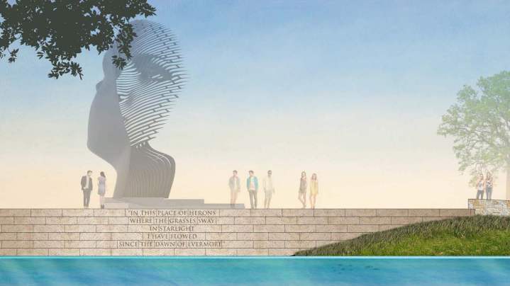 Word art rendering of the park. Courtesy of Muñoz & Company