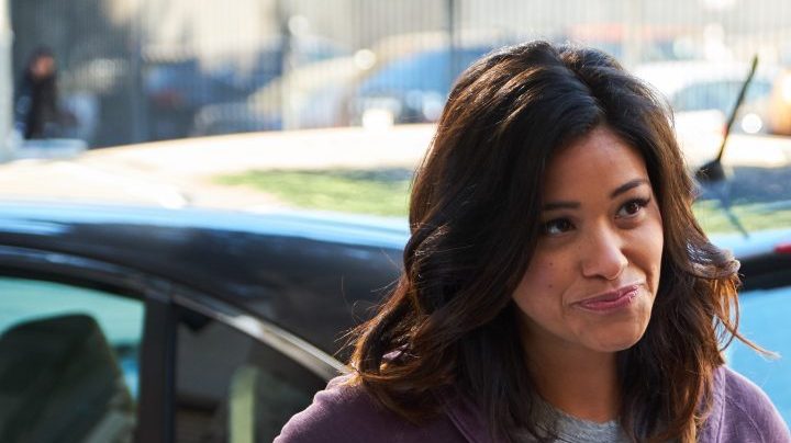 Guest star Gina Rodriguez in the season finale episode of 'Brooklyn Nine'Nine'. Photo by John P Fleenor. Courtesy of Fox