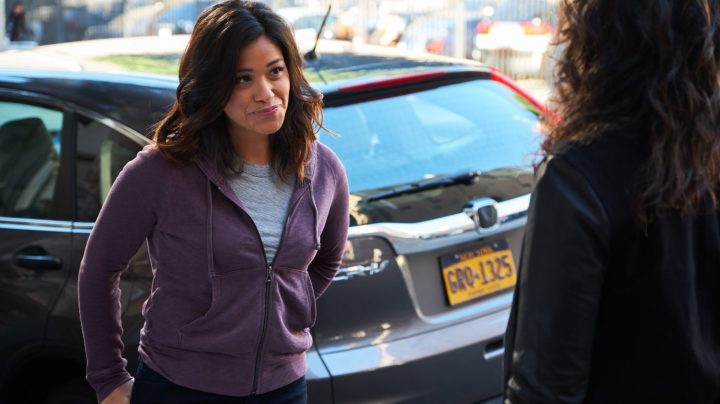 Guest star Gina Rodriguez in the season finale episode of 'Brooklyn Nine'Nine'. Photo by John P Fleenor. Courtesy of Fox