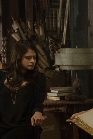 Melonie Diaz as Mel Vera, Sarah Jeffery as Maggie Vera and Madeleine Mantock as Macy Vaughn in 'Charmed.' Photo by Katie Yu. Courtesy of The CW