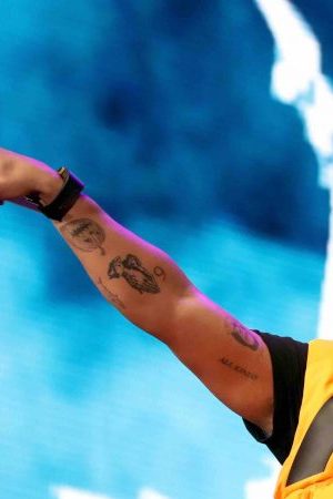 Drake performs on the Coachella stage during day 2 of the Coachella Valley Music And Arts Festival (Weekend 1) at the Empire Polo Club on April 15, 2017 in Indio, California.  Photo by Christopher Polk/Getty Images for Coachella