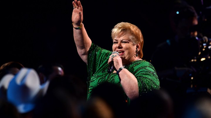 Paquita la del Barrio performs onstage during the 14th Annual Latin GRAMMY Awards. Photo by Ethan Miller/Getty Images for LARAS