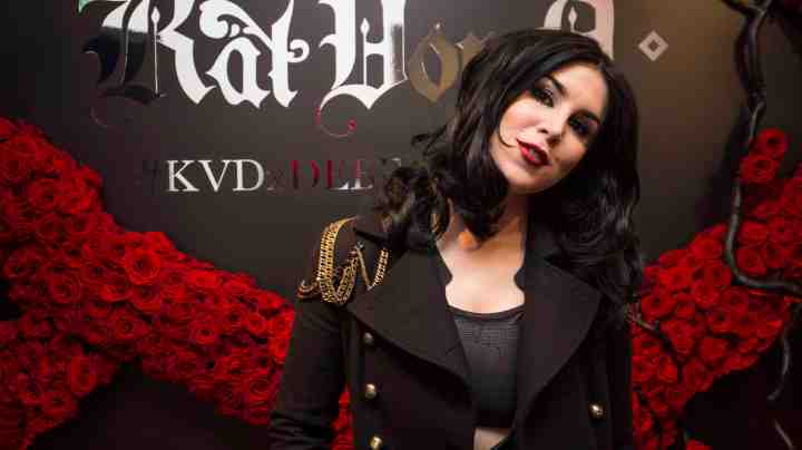 Kat Von D attends an influencer launch of the new Kat Von D Beauty range. Photo by Jack Taylor/Getty Images for Kat Von D Beauty