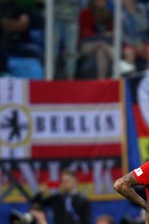 Arturo Vidal of Chile shows dejection after the FIFA Confederations Cup Russia 2017 Final. (Photo by Buda Mendes/Getty Images)