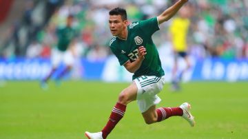 Hirving Lozano at the Mexico v Scotland International Friendly on June 2, 2018. (Photo by Hector Vivas/Getty Images)