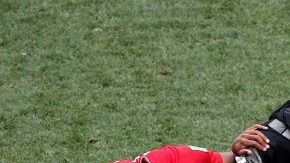 Panama players form a huddle following the 2018 FIFA World Cup match between England and Panama. Photo by Clive Brunskill/Getty Images