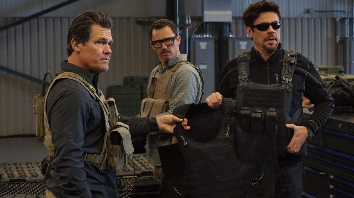 Josh Brolin, Jeffrey Donovan and Benicio Del Toro in 'Sicario: Day of the Soldado.' Courtesy of Sony Pictures Entertainment