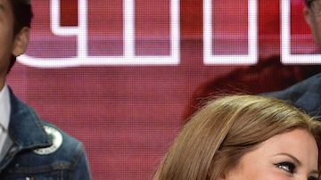 Justina Machado and Rita Moreno of  'One Day at a Time' speak onstage during Netflix TCA 2018. Photo by Matt Winkelmeyer/Getty Images for Netflix. Courtesy of Netflix