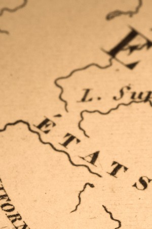 Old map of continental North American. 	iStock / Getty Images Plus