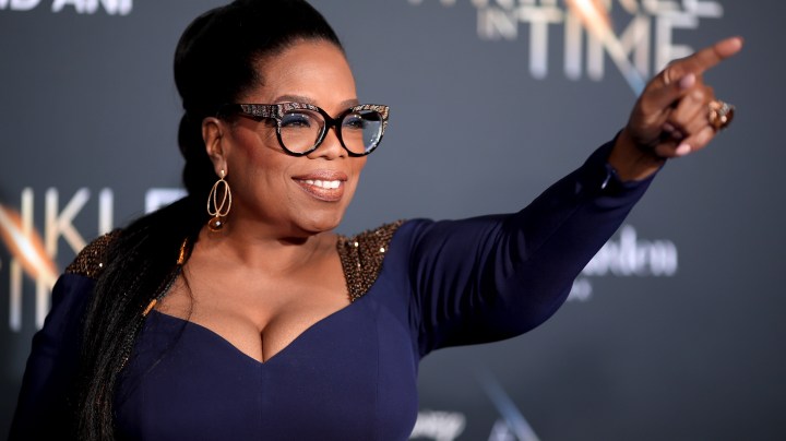 Oprah Winfrey attends the premiere of Disney's "A Wrinkle In Time" at the El Capitan Theatre on February 26, 2018 in Los Angeles, California. (Photo by Christopher Polk/Getty Images)