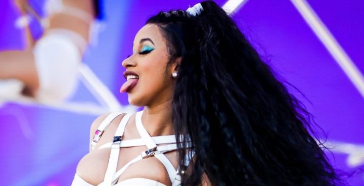 Cardi B performs onstage during the 2018 Coachella Festival. (Photo by Rich Fury/Getty Images for Coachella)