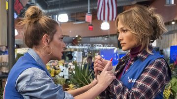 Leah Remini and Jennifer Lopez star in 'Second Act.' Courtesy of STXfilms
