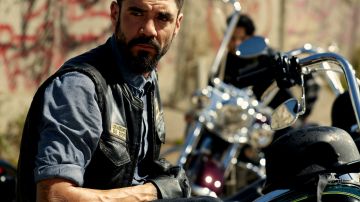 Clayton Cardenas as Angel Reyes in 'Mayans M.C.' Photo by James Minchin. Courtesy of FX