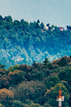 Skyline of San Cristobal de las Casas in Chiapas, Mexico.