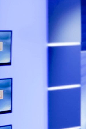 Interior of news studio. Photo by Simonkr for E+/Getty