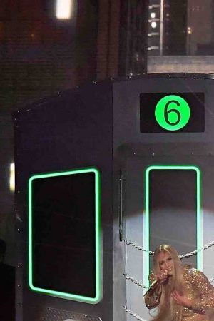 Jennifer Lopez performs onstage during the 2018 MTV Video Music Awards at Radio City Music Hall on August 20, 2018 in New York City. Photo by Michael Loccisano/Getty Images for MTV