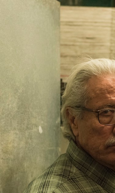 Edward James Olmos as Felipe Reyes, JD Pardo as EZ Reyes in 'Mayans M.C.' Photo by Prashant Gupta. Courtesy of FX