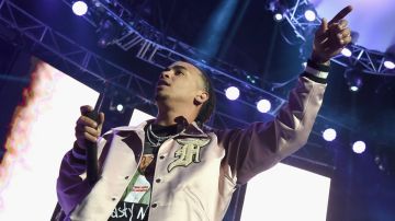 Ozuna performs onstage during Calibash Los Angeles 2018 at Staples Center on January 20, 2018 in Los Angeles, California. Photo by Kevin Winter/Getty Images