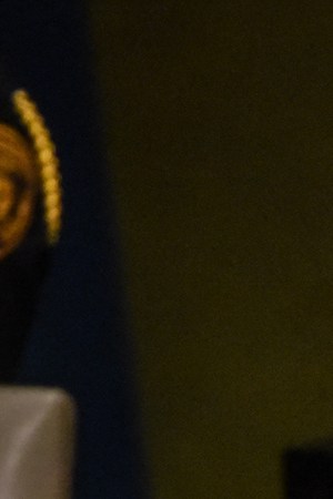 Evo Morales Ayma, President, Plurinational State of Bolivia delivers a speech at the United Nations during the United Nations General Assembly. Photo by Stephanie Keith/Getty Images