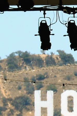 Hollywood sign on June 28, 2013 in Los Angeles, California. Photo by Kevork Djansezian/Getty Images