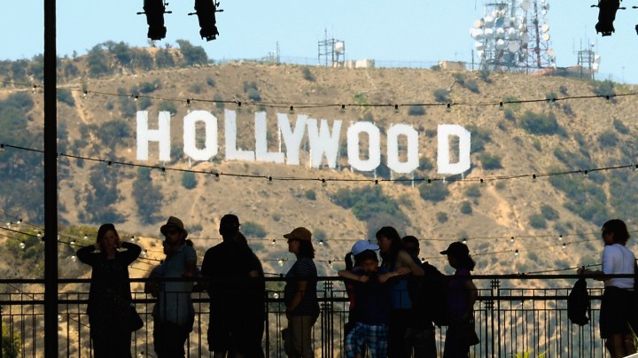 Hollywood sign on June 28, 2013 in Los Angeles, California. Photo by Kevork Djansezian/Getty Images