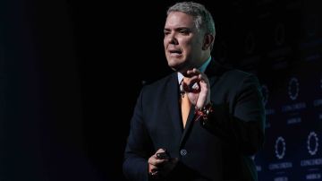 Ivan Duque Marquez, President-elect, Republic of Colombia, speaks during Keynote Address as part of the 2018 Concordia Americas Summit day 2 at Agora Bogota Convention Center on July 17, 2018 in Bogota, Colombia. Photo by Ivan Valencia/Getty Images