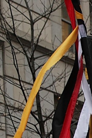 Activists participate in a protest against the Dakota Access Pipeline March 10, 2017 in Washington, DC. The Standing Rock Sioux Tribe held the event with a march to the White House to urge for halting the construction of the project. Photo by Alex Wong/Getty Images