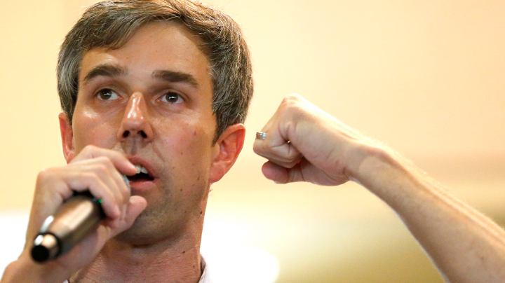 U.S. Rep Beto O'Rourke (D-TX) of El Paso speaks during a town hall meeting at the Quail Point Lodge. Photo by Chris Covatta/Getty Images