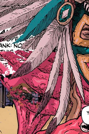 Collage of 'Border Town' Comic Book