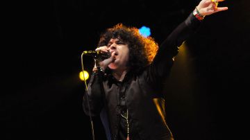Cedric Bixler-Zavala of The Mars Volta performs live on stage during the first day of Hard Rock Calling, at Hyde Park on July 13, 2012 in London, England. Photo by Jim Dyson/Getty Images