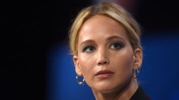 Actor and Board Member of RepresentUs Jennifer Lawrence speaks onstage during the 2018 Concordia Annual Summit - Day 2 at Grand Hyatt New York on September 25, 2018 in New York City.  Photo by Riccardo Savi/Getty Images for Concordia Summit