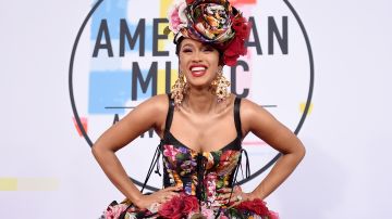 Cardi B attends the 2018 American Music Awards at Microsoft Theater.  Photo by Kevork Djansezian / Getty Images For dcp)