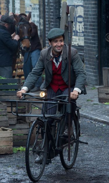 Lin-Manuel Miranda is Jack in 'Mary Poppins Returns.' Courtesy of Disney