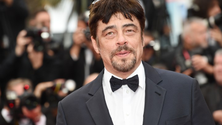 Benicio del Toro at the 71st annual Cannes Film Festival. (Photo by Antony Jones/Getty Images for Disney)