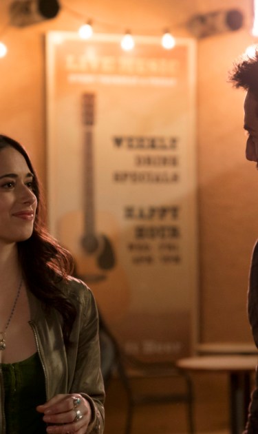 Jeanine Mason as Liz and Michael Trevino as Kyle in 'Roswell, New Mexico.' Photo by Ursula Coyote. Courtesy of The CW