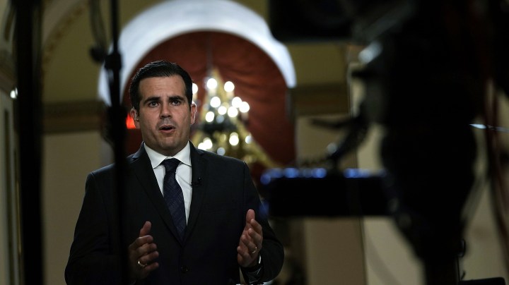 Puerto Rican Gov. Ricardo Rossello. The House has passed a $81 billion emergency aid bill to help Texas, Florida, Puerto Rico and California to rebuild after natural disasters this year. Photo by Alex Wong/Getty Images