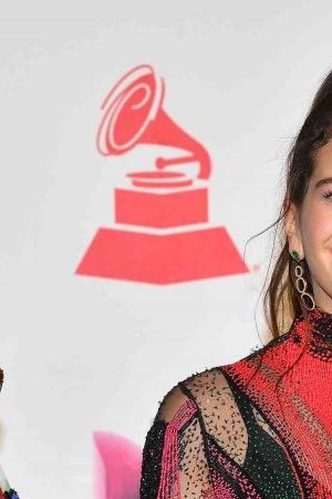 Rosalia, winner of Best Alternative Song for 'Malamente' and Best Urban/Fusion Performance for 'Malemente', poses in the press room during the 19th annual Latin GRAMMY Awards. Photo by Sam Wasson/Getty Images