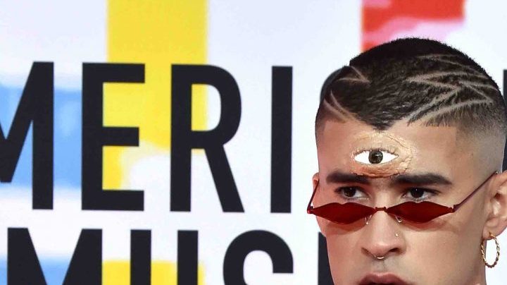 Bad Bunny attends the 2018 American Music Awards at Microsoft Theater on October 9, 2018 in Los Angeles, California. Photo by Frazer Harrison/Getty Images