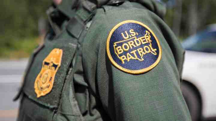 A patch on the uniform of a U.S. Border Patrol agent. Photo by Scott Eisen/Getty Images