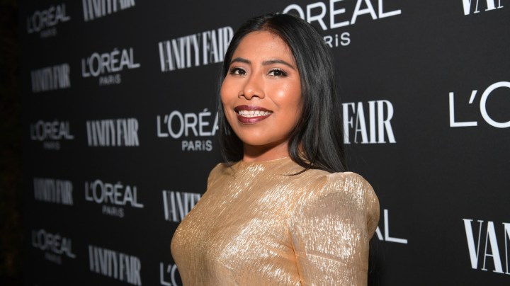 Yalitza Aparicio on February 19, 2019 in Los Angeles, California. Photo by Emma McIntyre/Getty Images for Vanity Fair