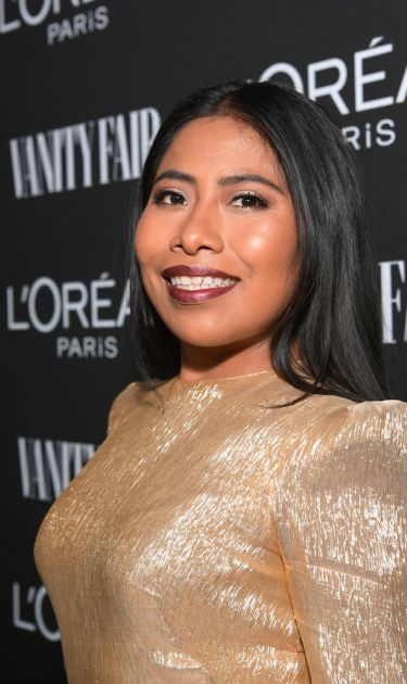 Yalitza Aparicio on February 19, 2019 in Los Angeles, California. Photo by Emma McIntyre/Getty Images for Vanity Fair