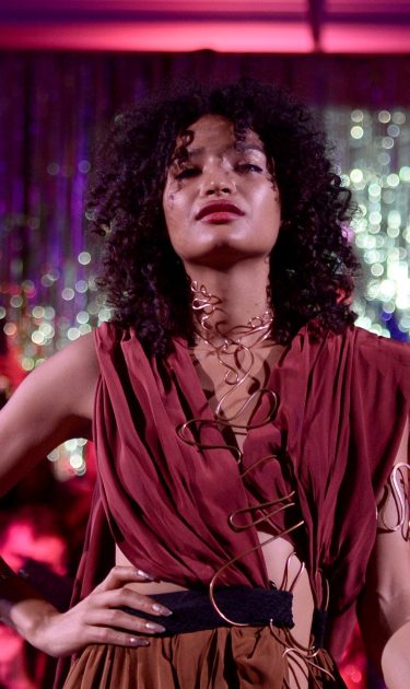 Indya Moore performs during the FX 'Pose' Ball in Harlem on June 2, 2018 in New York City. Photo by Andrew Toth/Getty Images for FX Networks