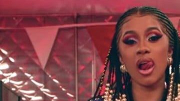 Still of Cardi B and Bruno Mars in the 'Please Me' video