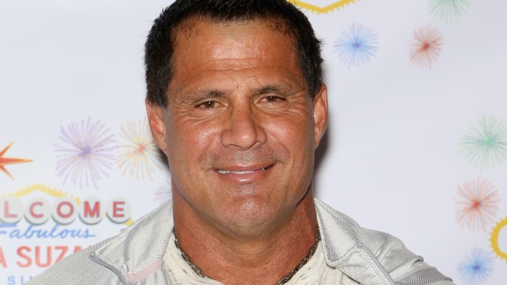 Former Major League Baseball player Jose Canseco attends the debut of "Linda Suzanne Sings Divas of Pop" at the South Point Hotel & Casino. Photo by Gabe Ginsberg/Getty Images for Cheryl J. Kagan PR