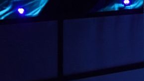 Bad Bunny rides on a personal watercraft above the stage as he performs during the 2019 Billboard Latin Music Awards at the Mandalay Bay Events Center on April 25, 2019 in Las Vegas, Nevada. Photo by Ethan Miller/Getty Images